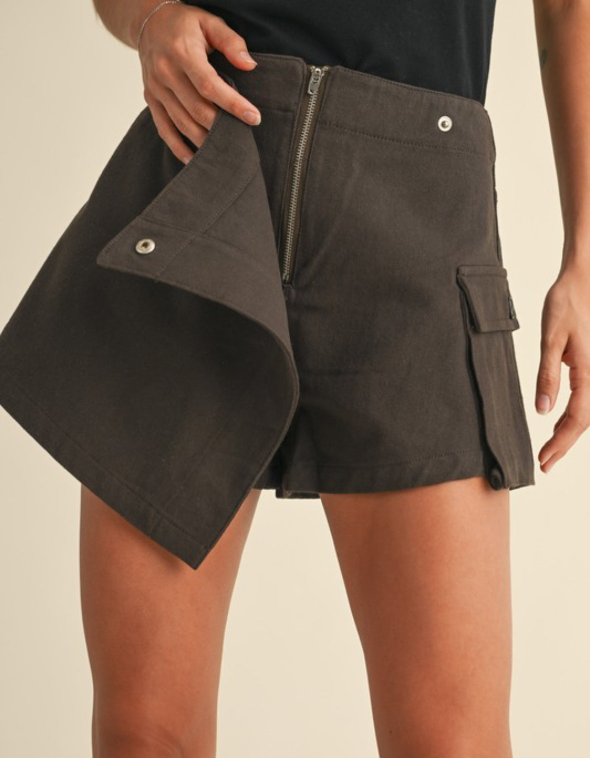 Falda pantalón cargo