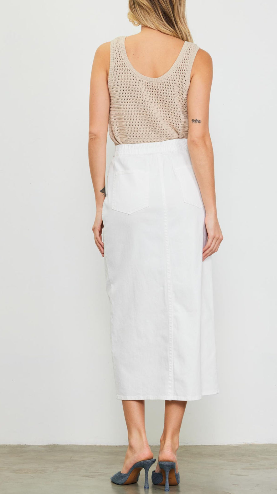Cotton Maxi Skirt