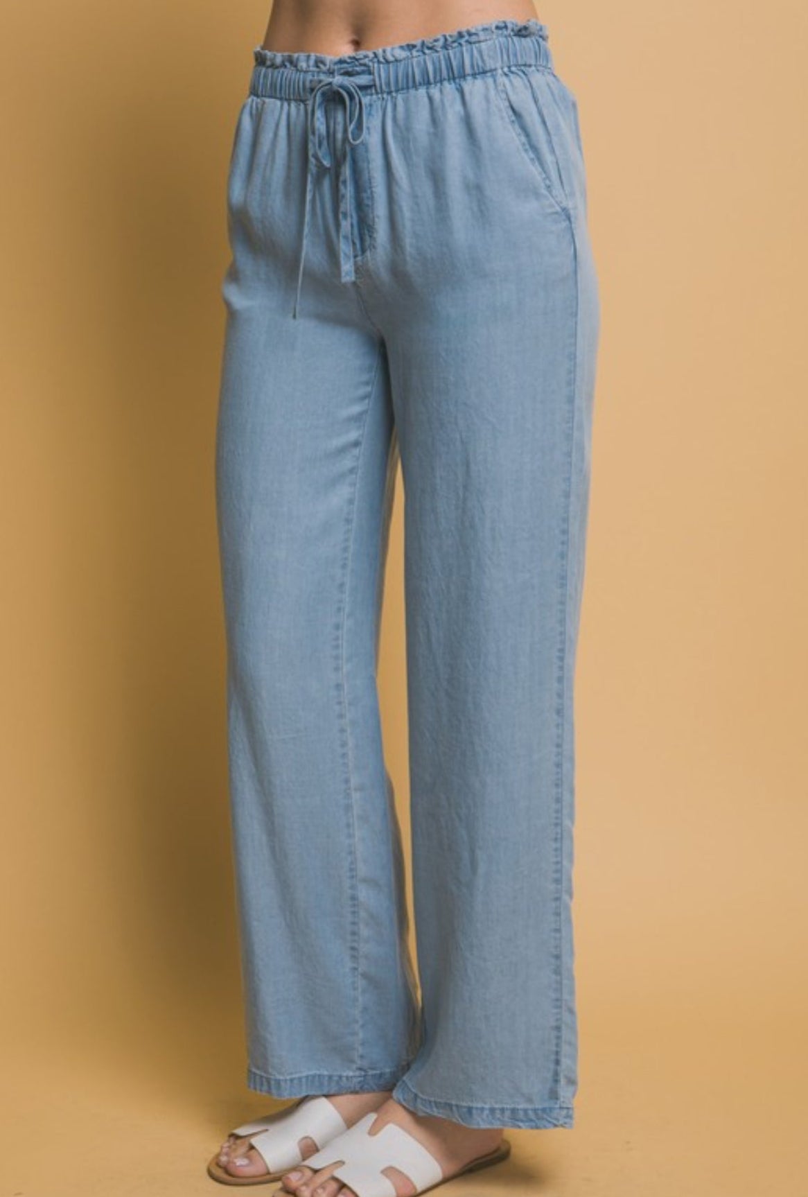 Denim Waist Pant