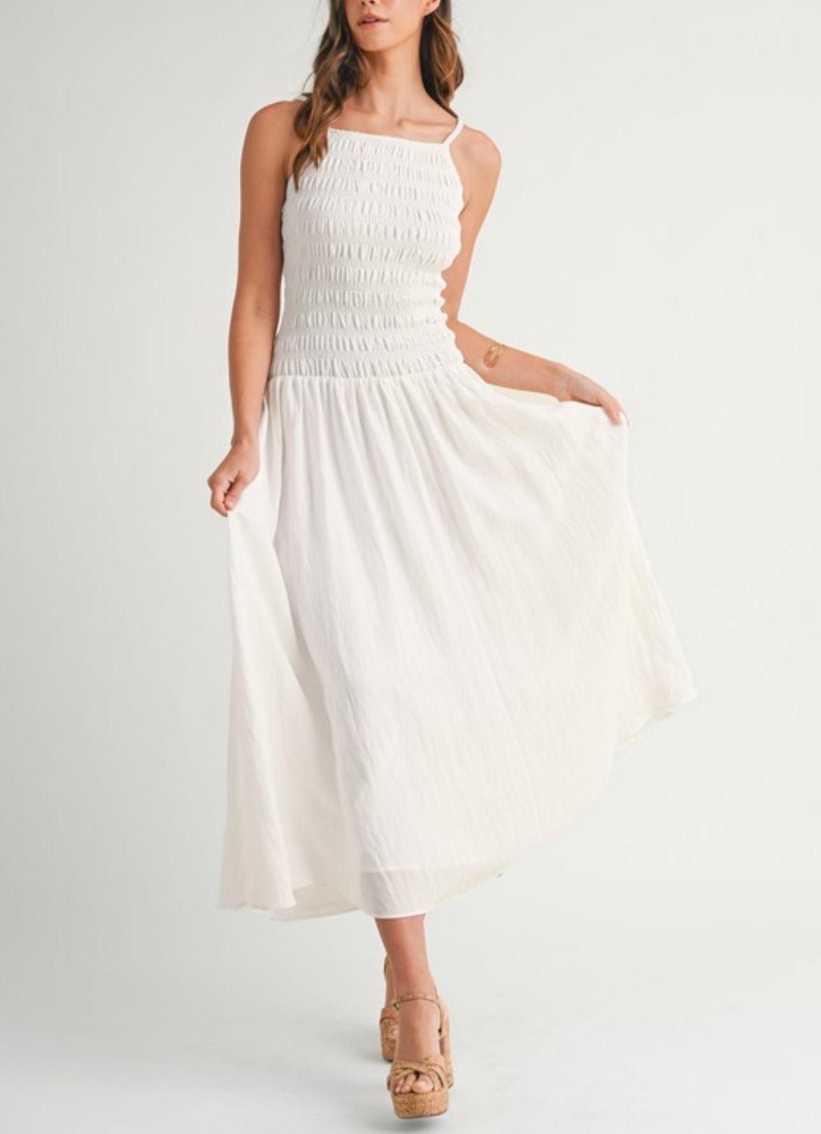 Fit and Flare Midi Dress