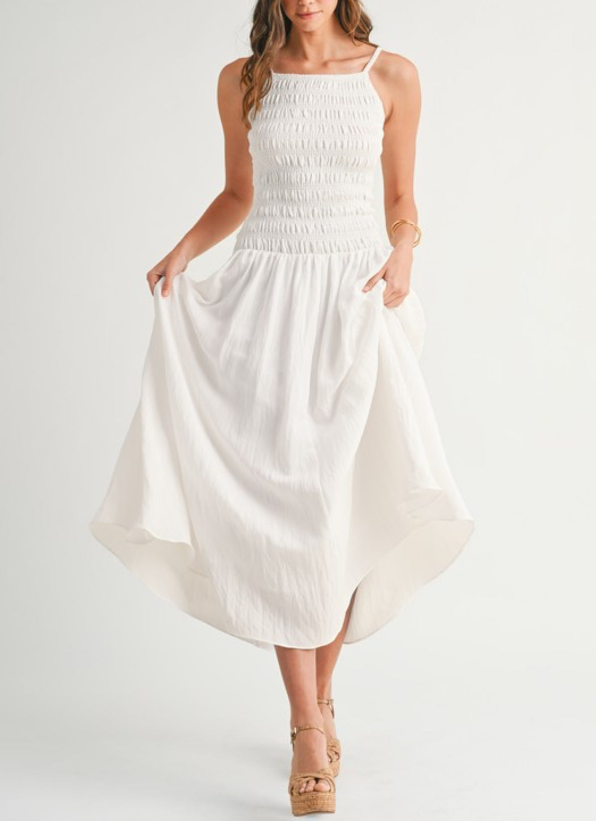 Fit and Flare Midi Dress
