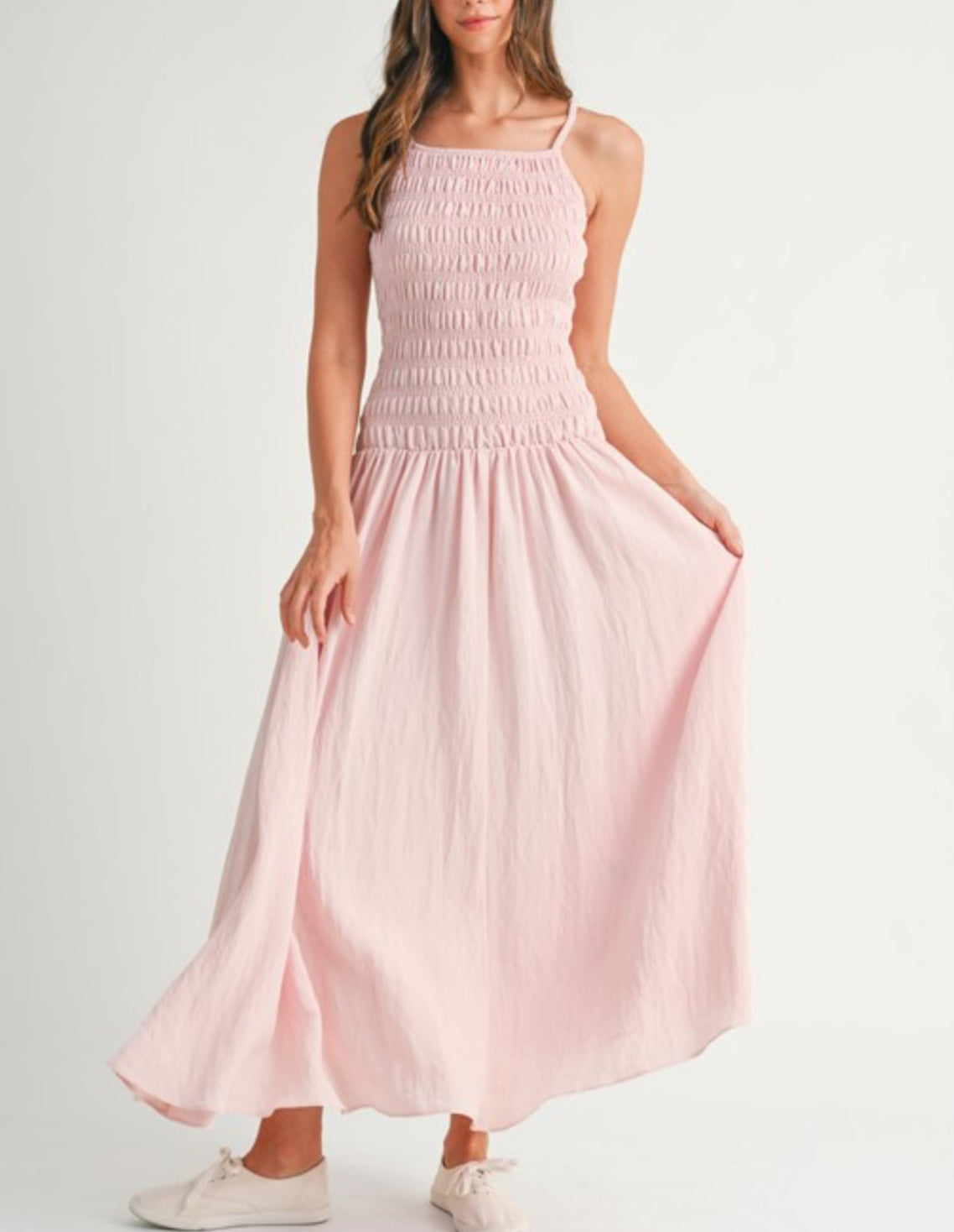 Fit and Flare Midi Dress Viibra By Fayi Fit and Flare Midi Dress Viibra By Fayi