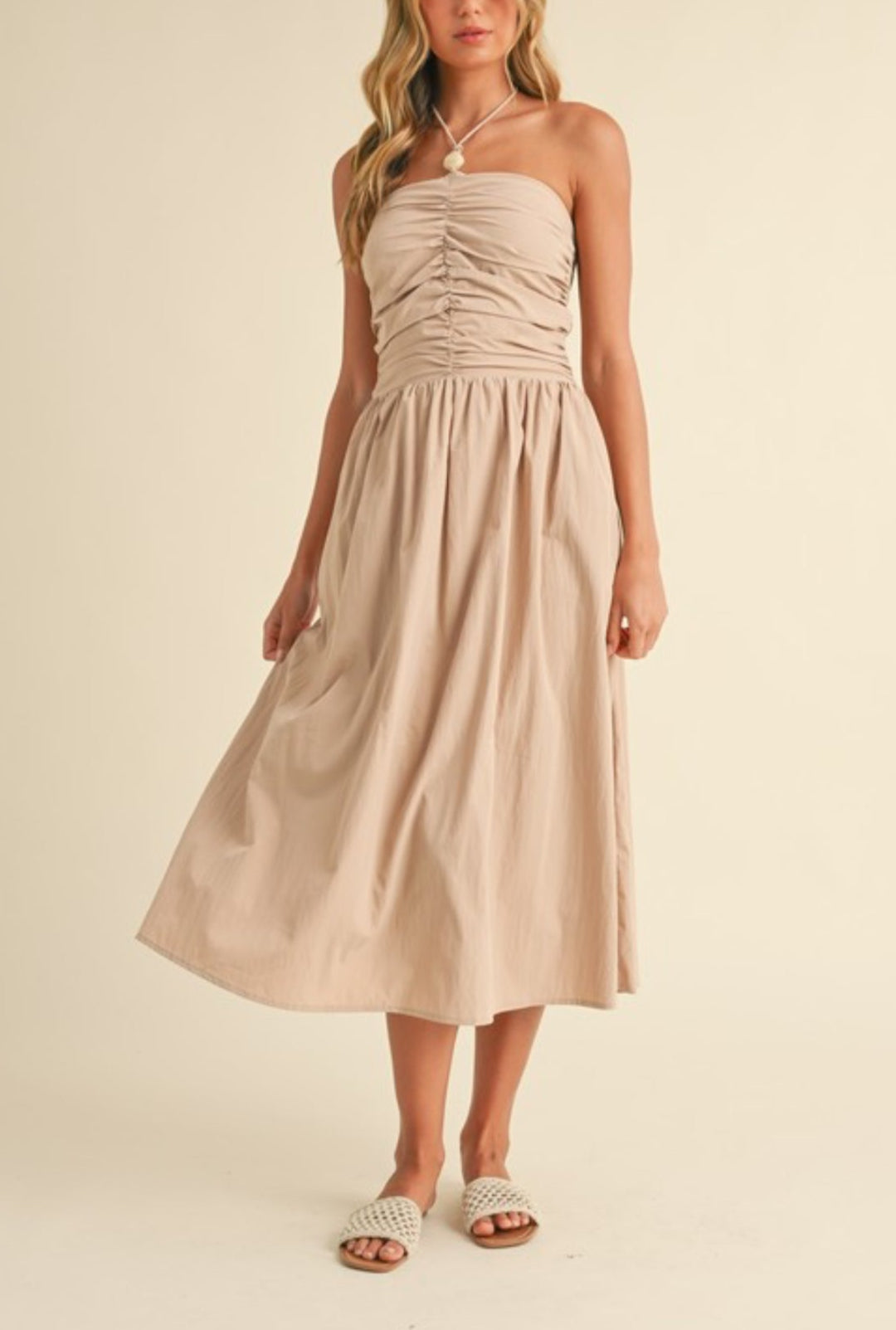Halter Midi Dress