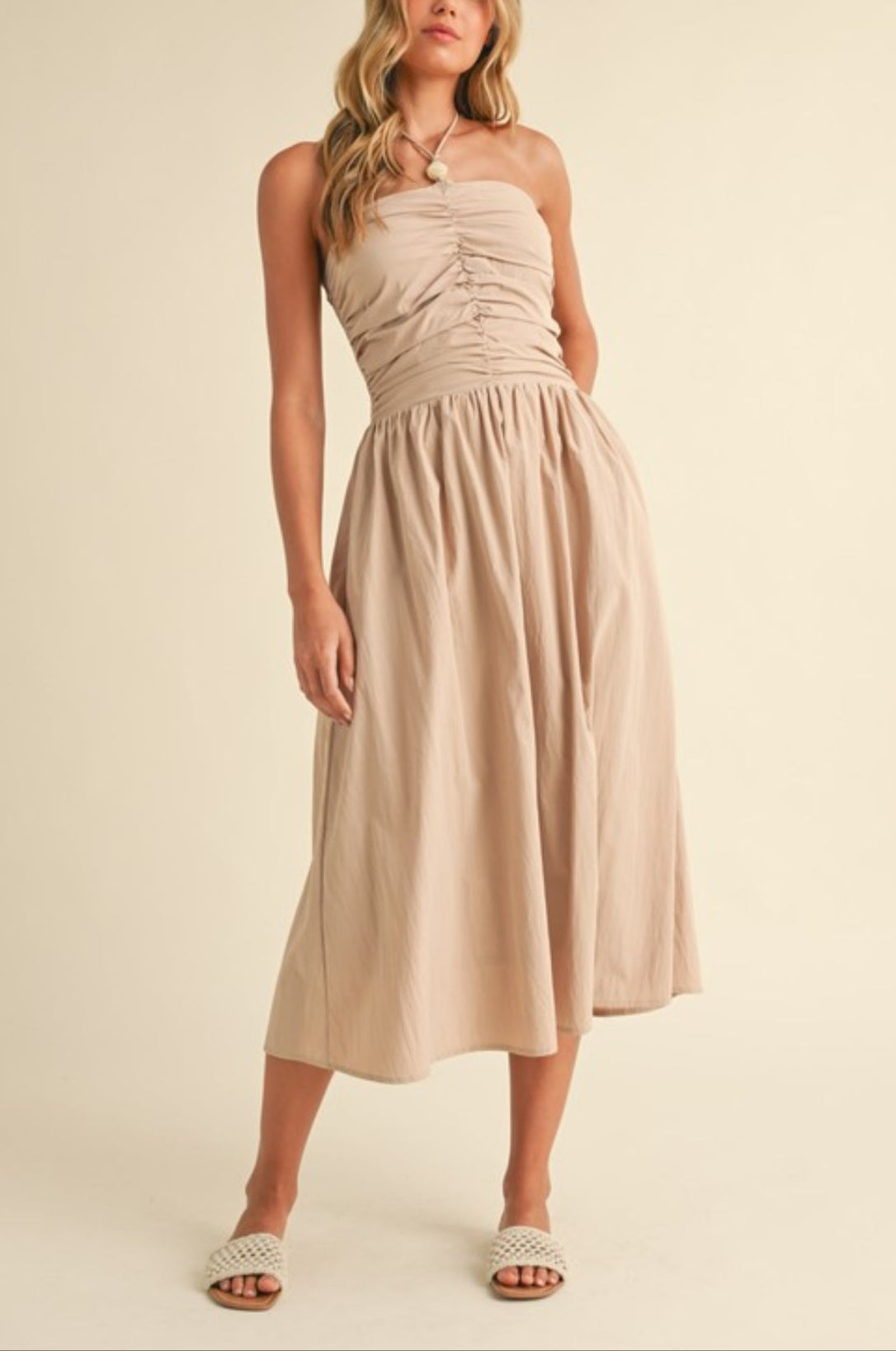 Halter Midi Dress