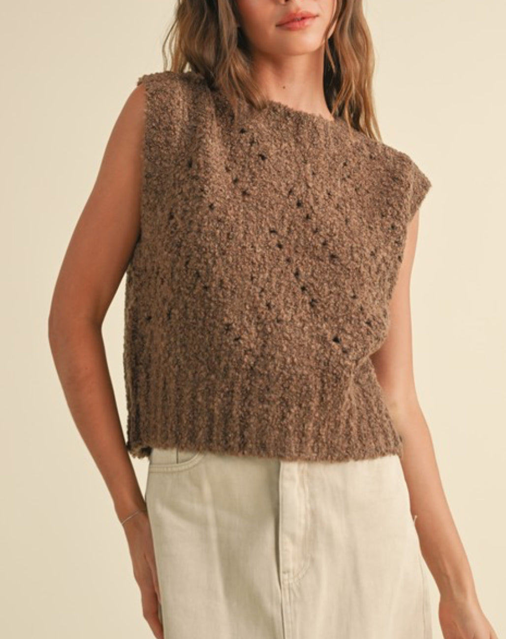 Knitted Vest Sweater