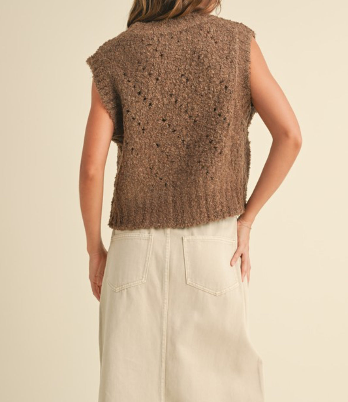 Knitted Vest Sweater