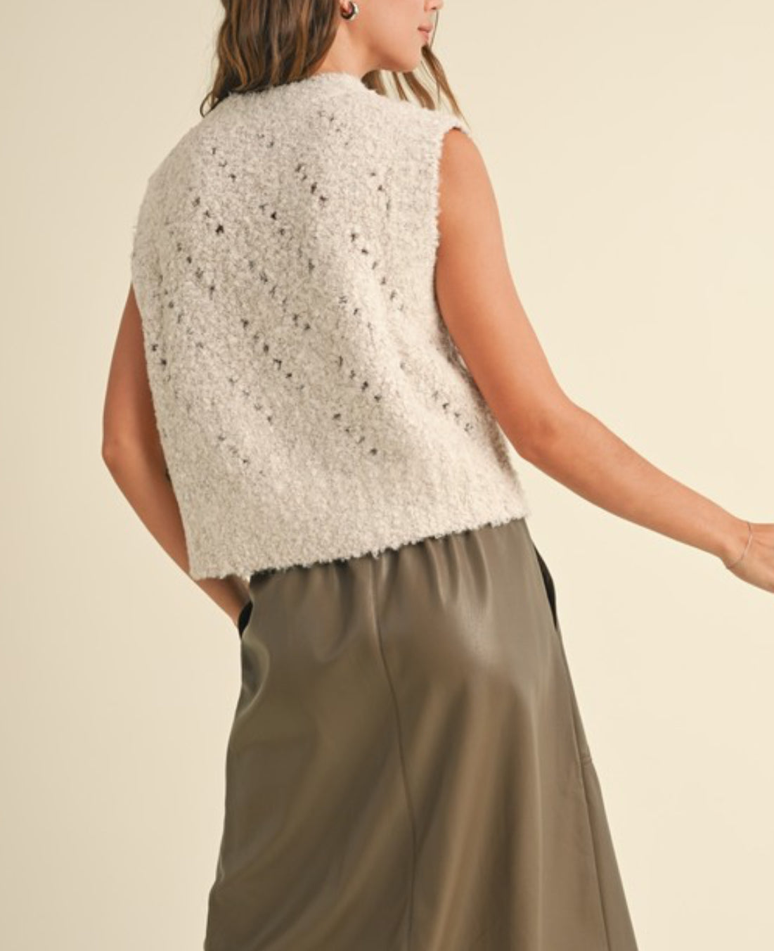 Knitted Vest Sweater
