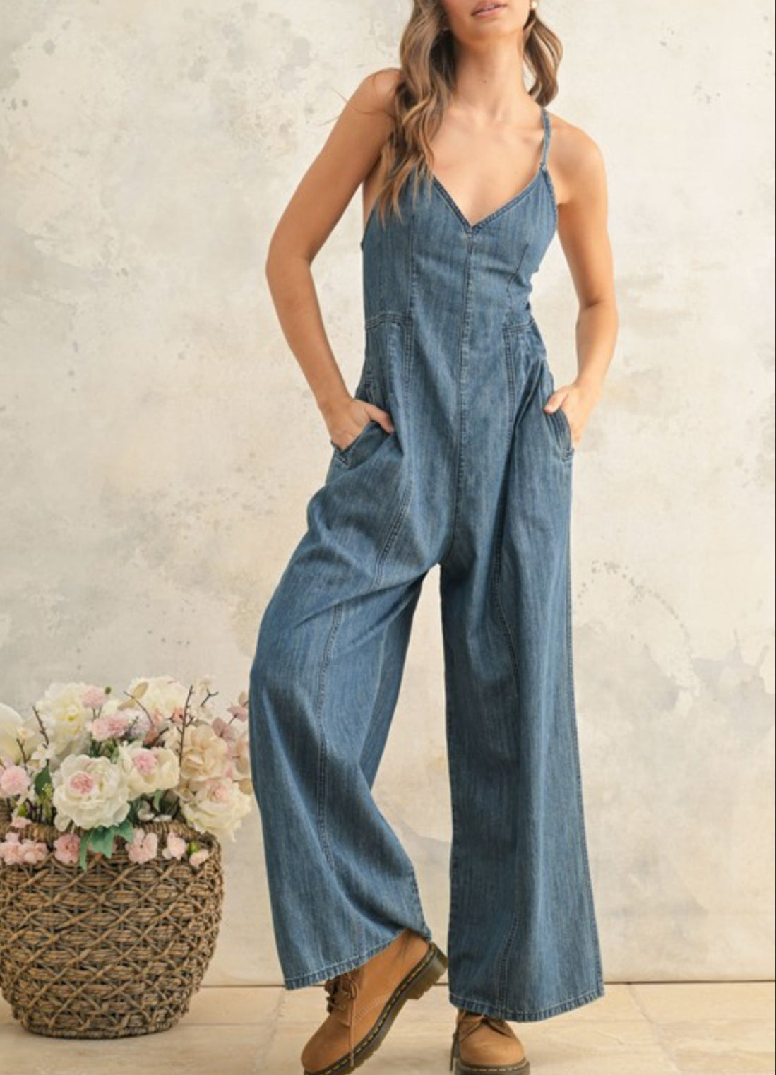 Chambray Jumpsuit