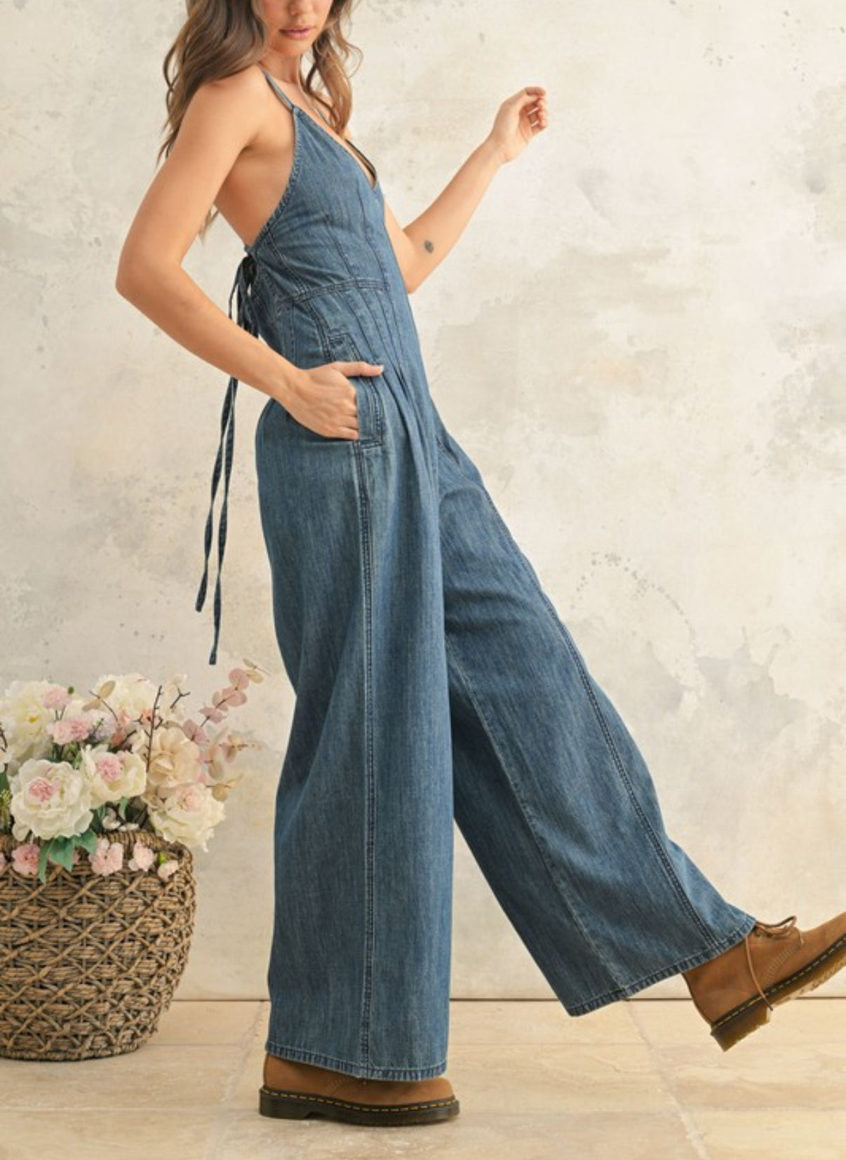 Chambray Jumpsuit