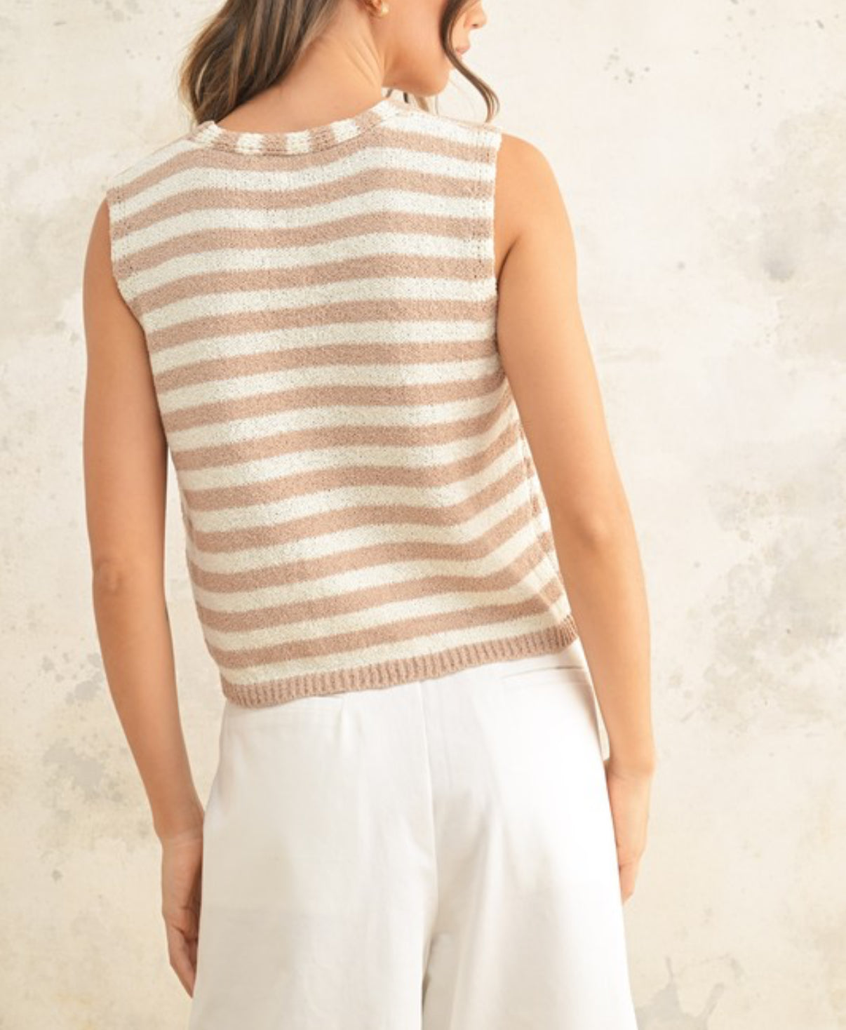 Light Weight Striped Vest