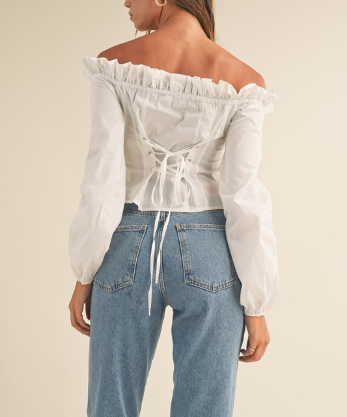 Off Shoulder Ruffle Top