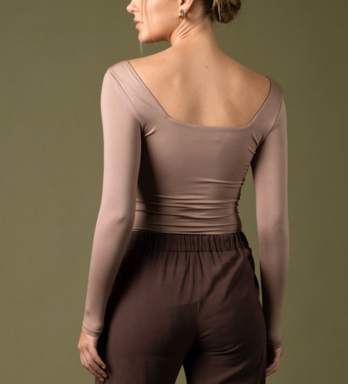 Square Neck Long Top