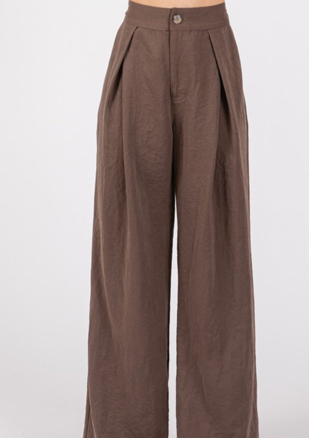 Pantalón de pantalón con pliegues