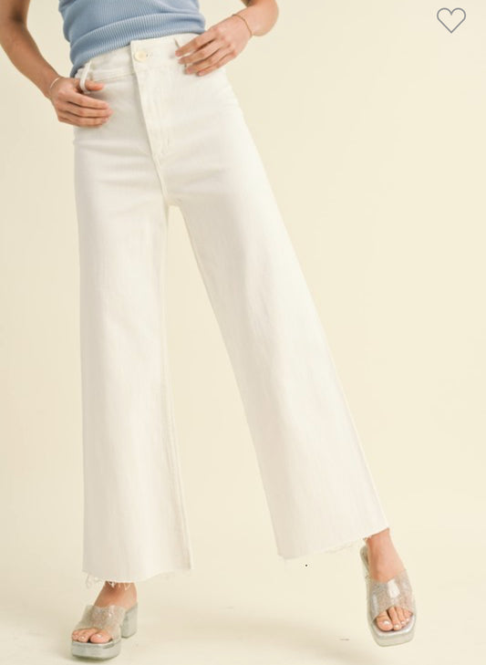 Straight Wide Leg Pants