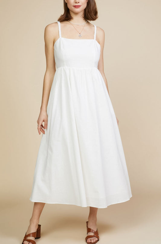 White Midi Dress