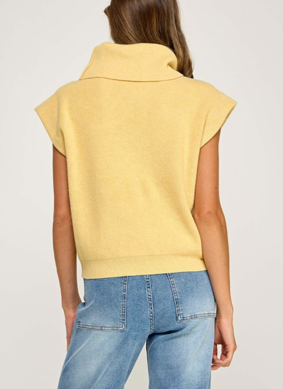 Ribbed Turtleneck Sweater