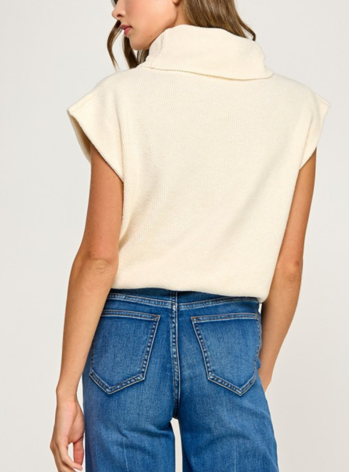 Ribbed Turtleneck Sweater